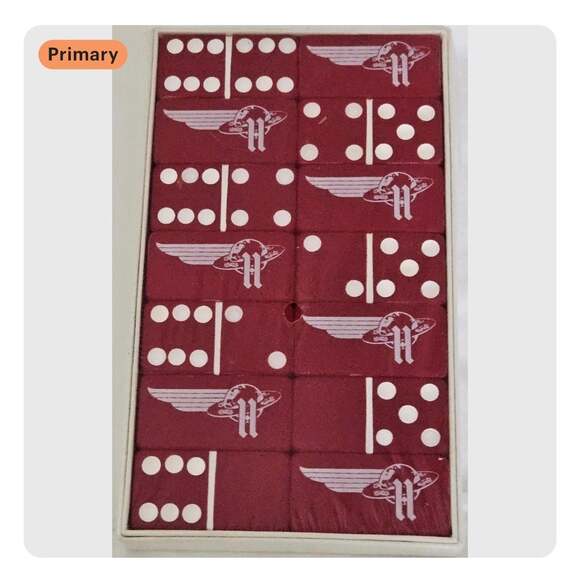 Halliburton Super Cementer Promotional Red Dominoes Set
